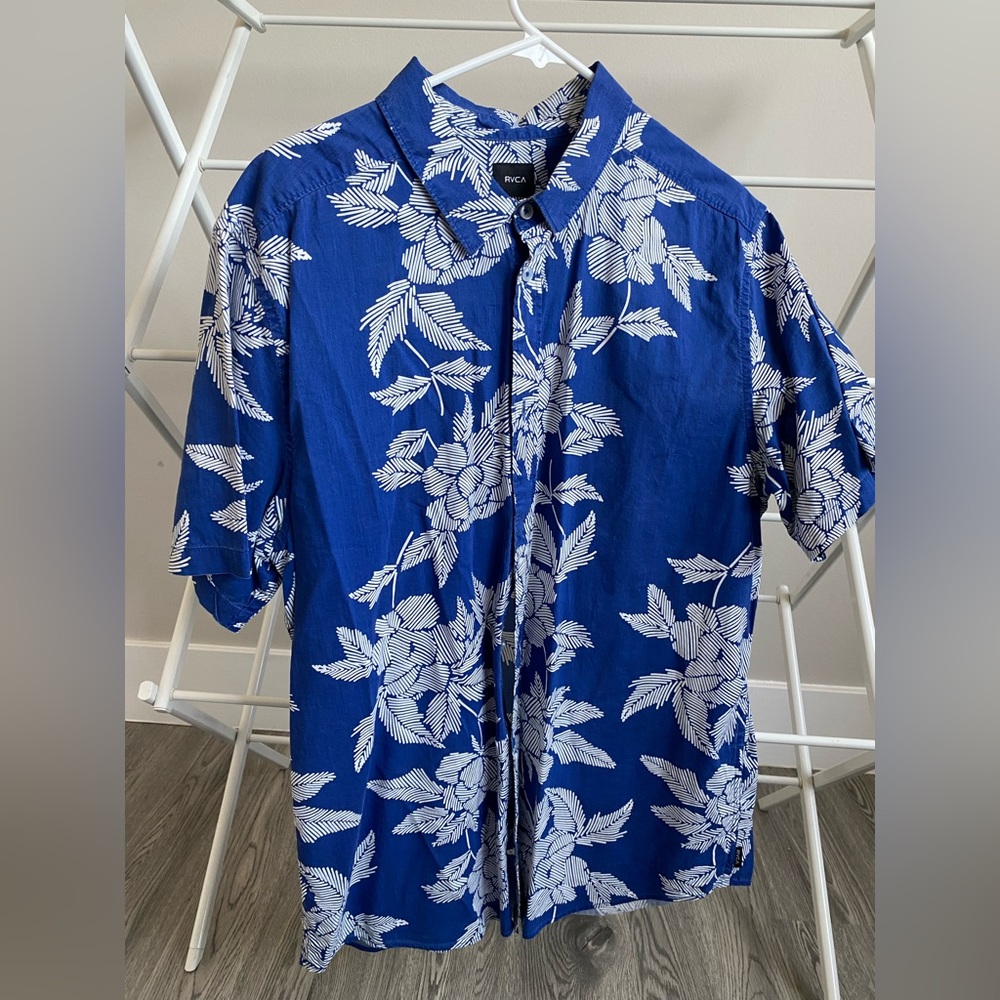 RVCA Hawaiian Shirt Large
